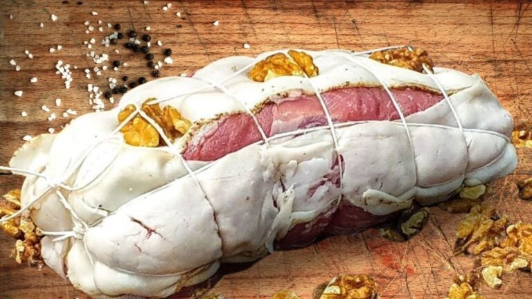 Filetto di suino ai carciofi e noci
