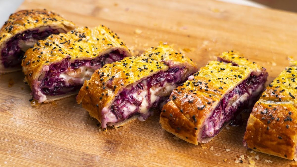 Ripieno ciociaro con cavolo viola e pecorino di Picinisco