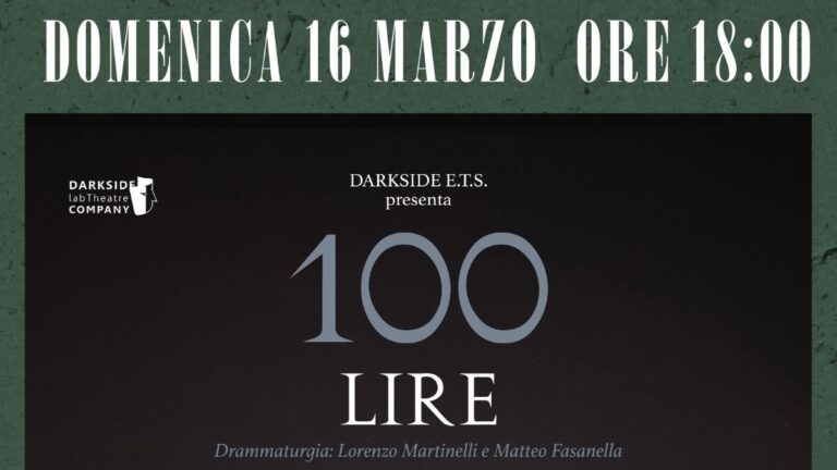 100 LIRE: IL TEATRO RACCONTA L’INCOMUNICABILITÀ