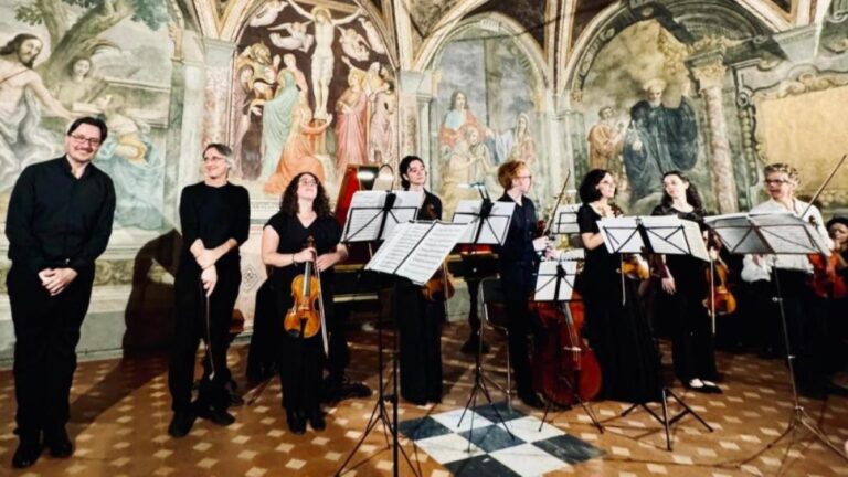 Interno della Basilica dei Santi Bonifacio e Alessio all'Aventino, Roma, pronta ad accogliere il concerto gratuito “Bach, Viaggio in Italia” il 29 giugno 2025.